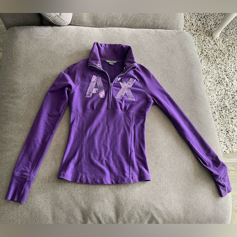 Armani half—zip sweater